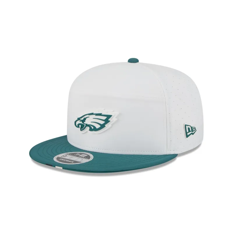 Philadelphia Eagles 2025 Training Split Panel 9FIFTY Snapback Hat sold by New Era