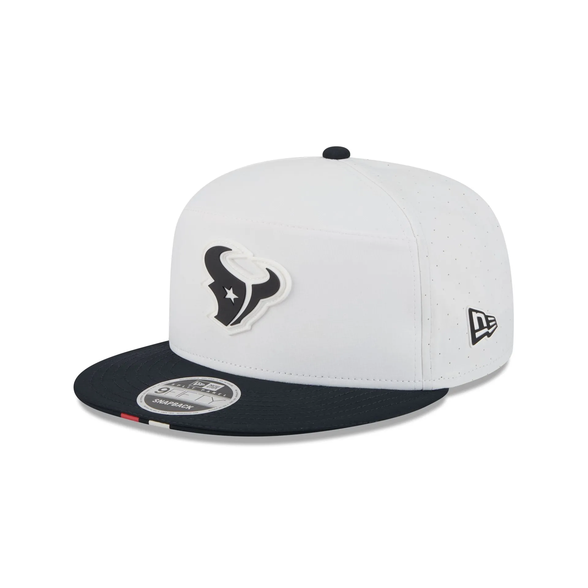 Houston Texans 2025 Training Split Panel 9FIFTY Snapback Hat sold by New Era