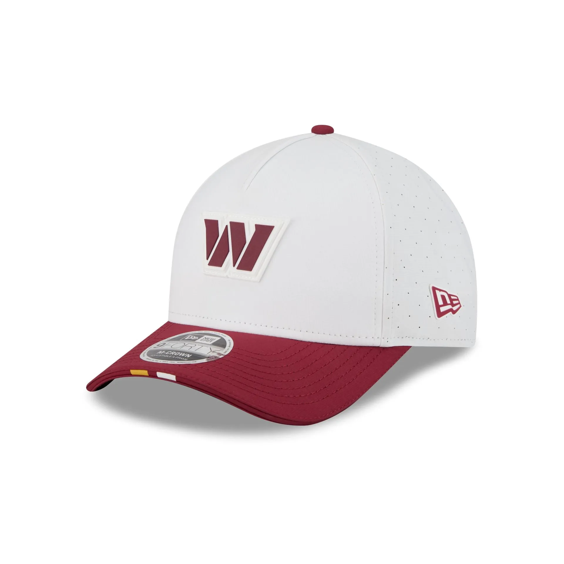 Washington Commanders 2025 Training 9FORTY M-Crown A-Frame Snapback Hat sold by New Era