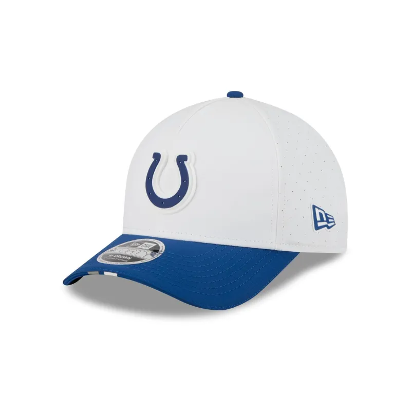 Indianapolis Colts 2025 Training 9FORTY M-Crown A-Frame Snapback Hat sold by New Era