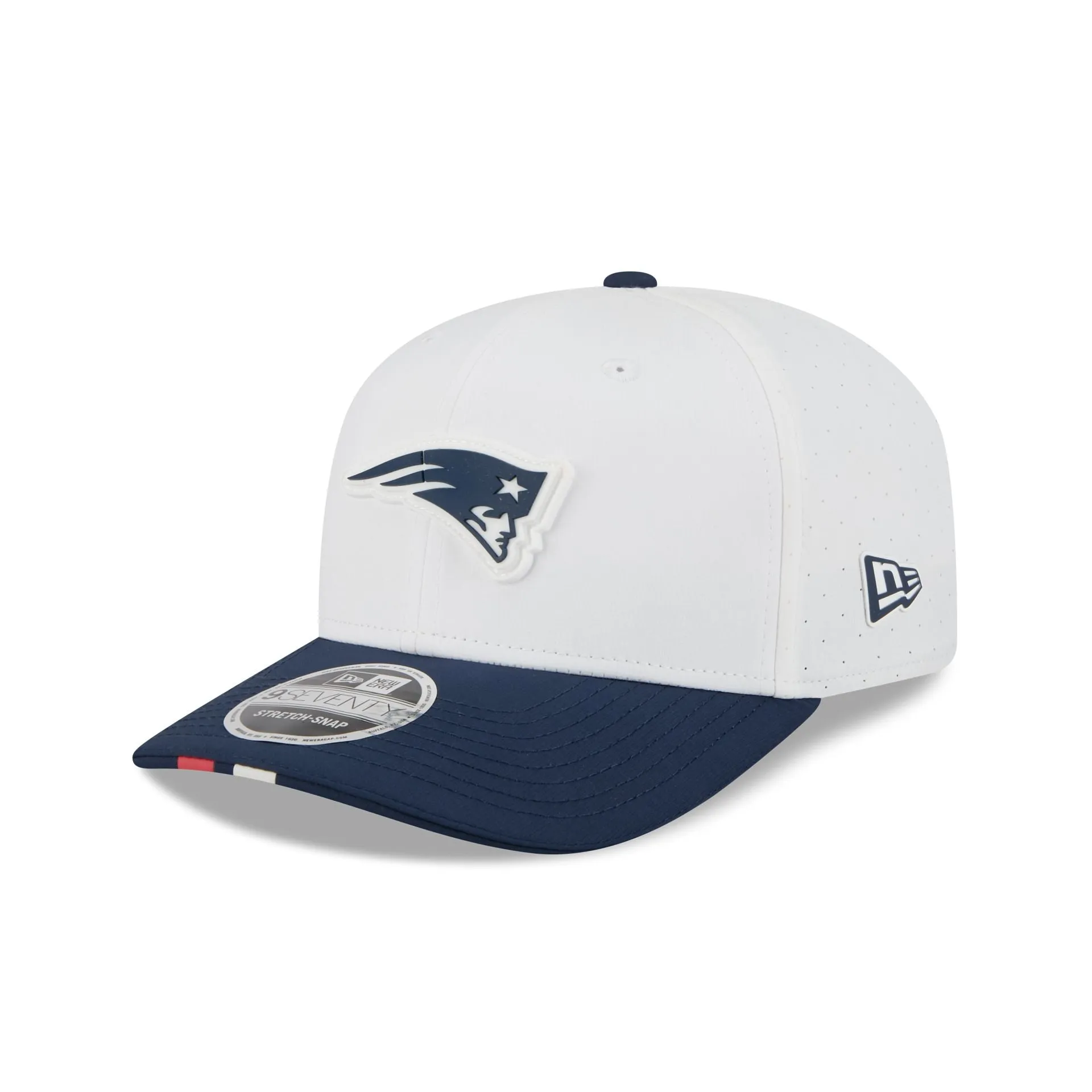 New England Patriots 2025 Training 9SEVENTY Stretch-Snap Hat sold by New Era
