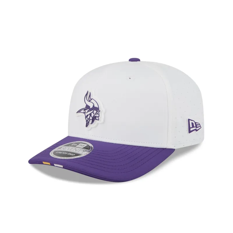 Minnesota Vikings 2025 Training 9SEVENTY Stretch-Snap Hat sold by New Era