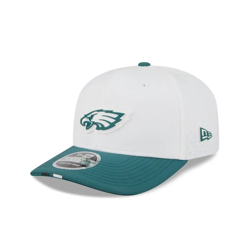 Philadelphia Eagles 2025 Training 9SEVENTY Stretch-Snap Hat sold by New Era