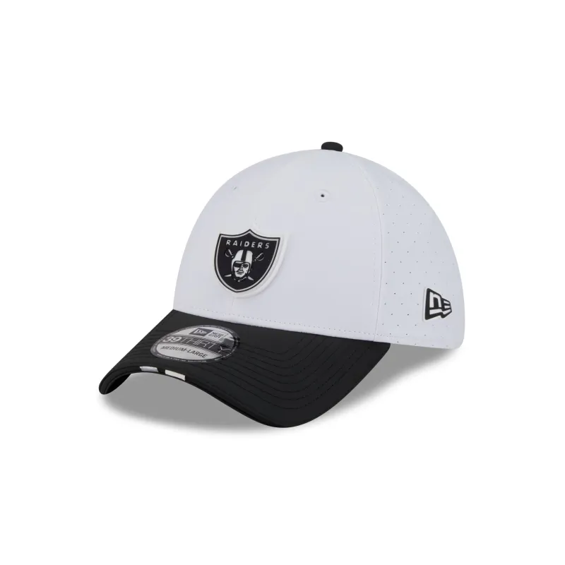 Las Vegas Raiders 2025 Training 39THIRTY Stretch Fit Hat sold by New Era