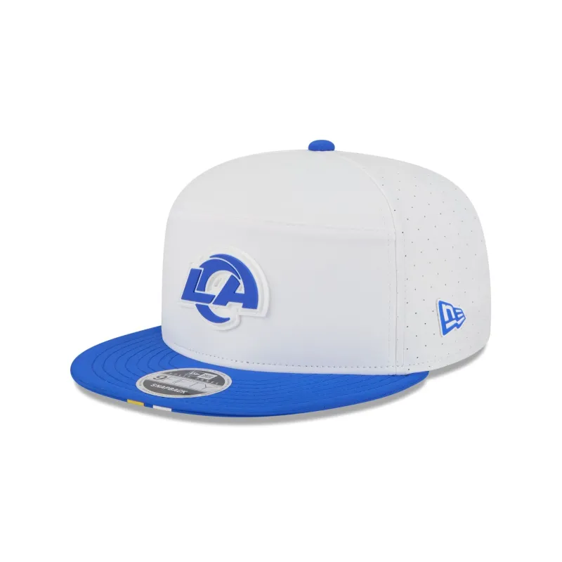 Los Angeles Rams 2025 Training Split Panel 9FIFTY Snapback Hat sold by New Era