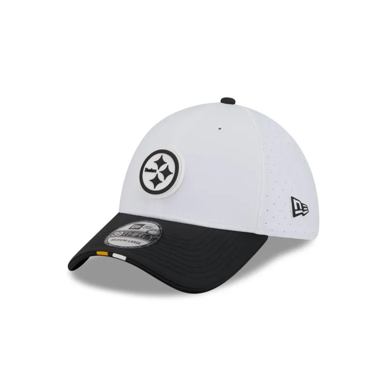 Pittsburgh Steelers 2025 Training 39THIRTY Stretch Fit Hat sold by New Era