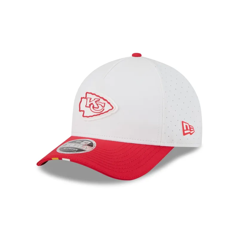 Kansas City Chiefs 2025 Training 9FORTY M-Crown A-Frame Snapback Hat sold by New Era