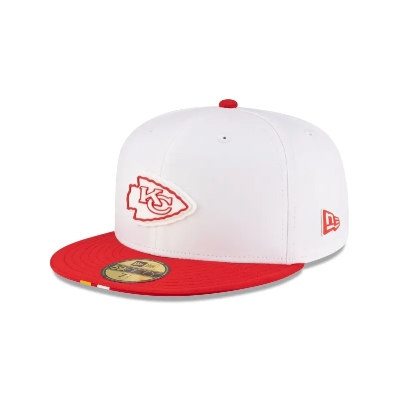 Kansas City Chiefs 2025 Training 59FIFTY Fitted Hat sold by New Era