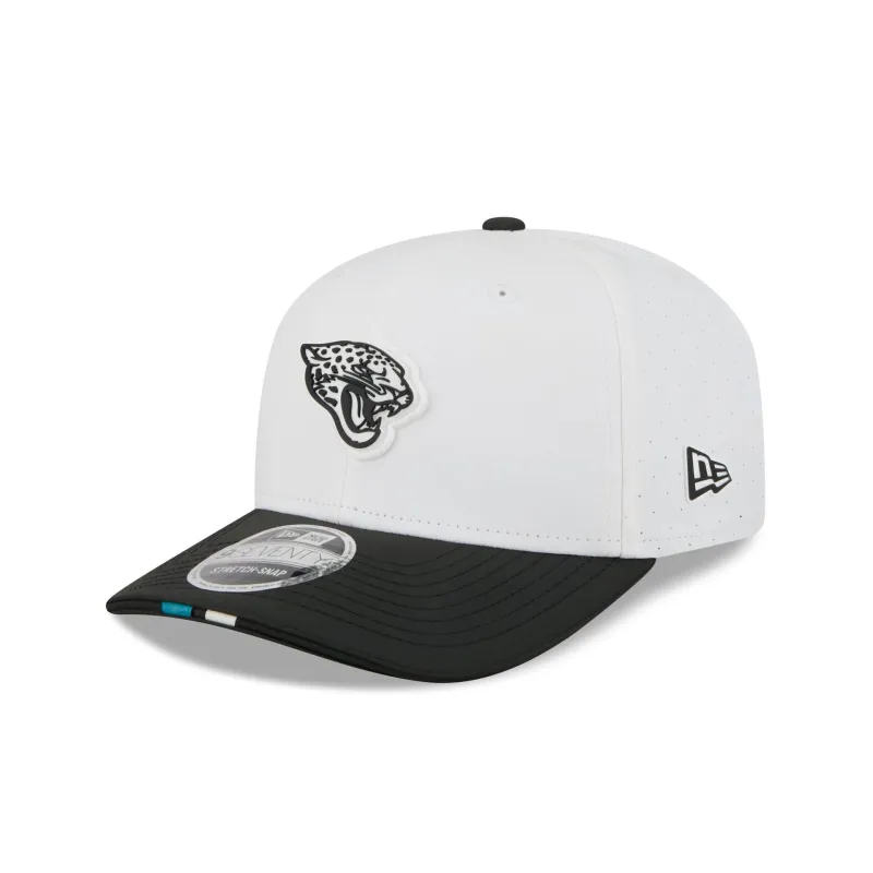 Jacksonville Jaguars 2025 Training 9SEVENTY Stretch-Snap Hat sold by New Era