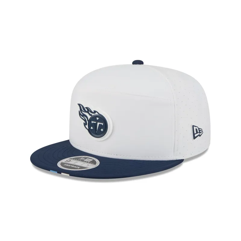 Tennessee Titans 2025 Training Split Panel 9FIFTY Snapback Hat sold by New Era