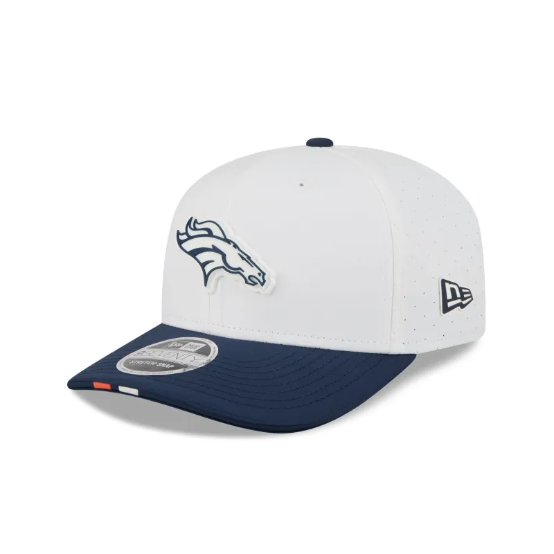 Denver Broncos 2025 Training 9SEVENTY Stretch-Snap Hat sold by New Era