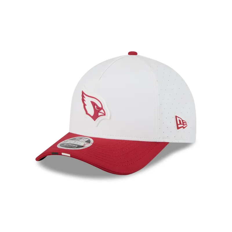 Arizona Cardinals 2025 Training 9FORTY M-Crown A-Frame Snapback Hat sold by New Era