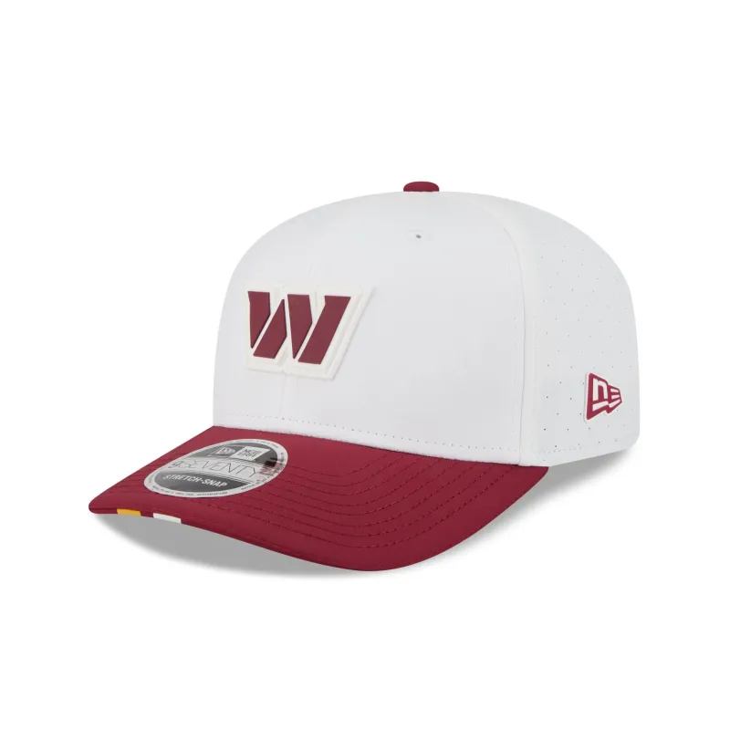 Washington Commanders 2025 Training 9SEVENTY Stretch-Snap Hat sold by New Era