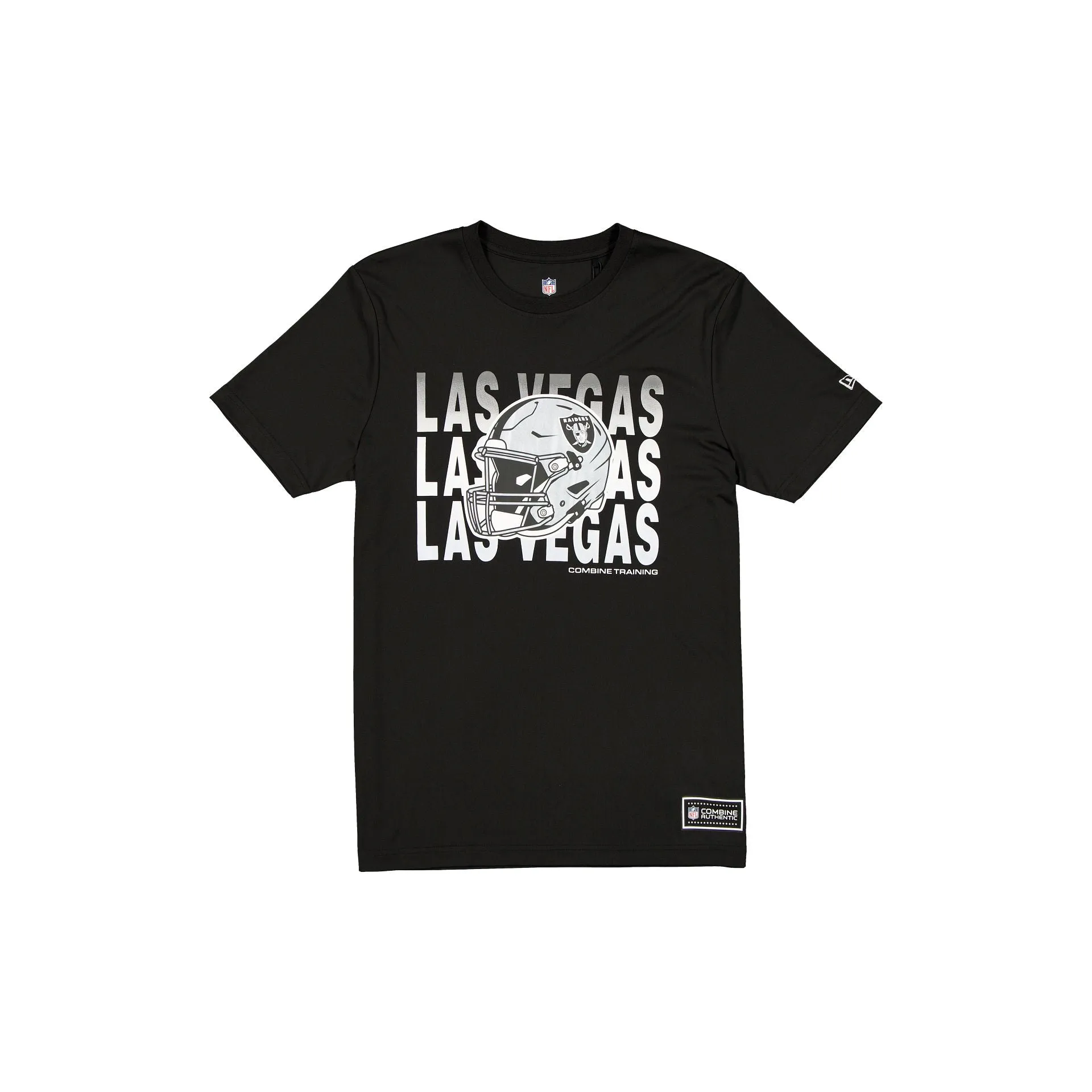 Las Vegas Raiders 2025 Training Black T-Shirt sold by New Era