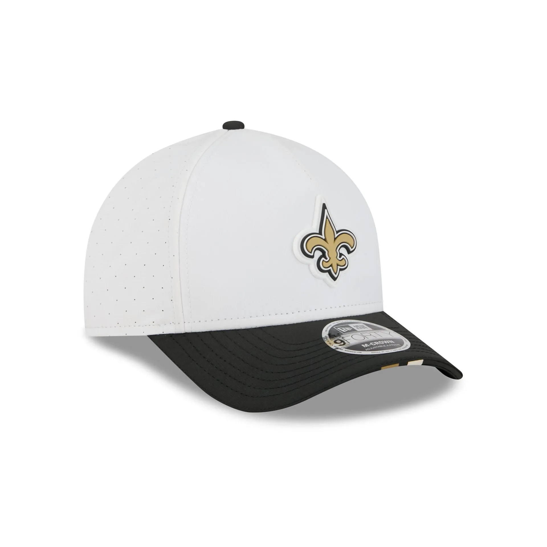 New Orleans Saints 2025 Training 9FORTY M-Crown A-Frame Snapback Hat sold by New Era product image thumbnail 3