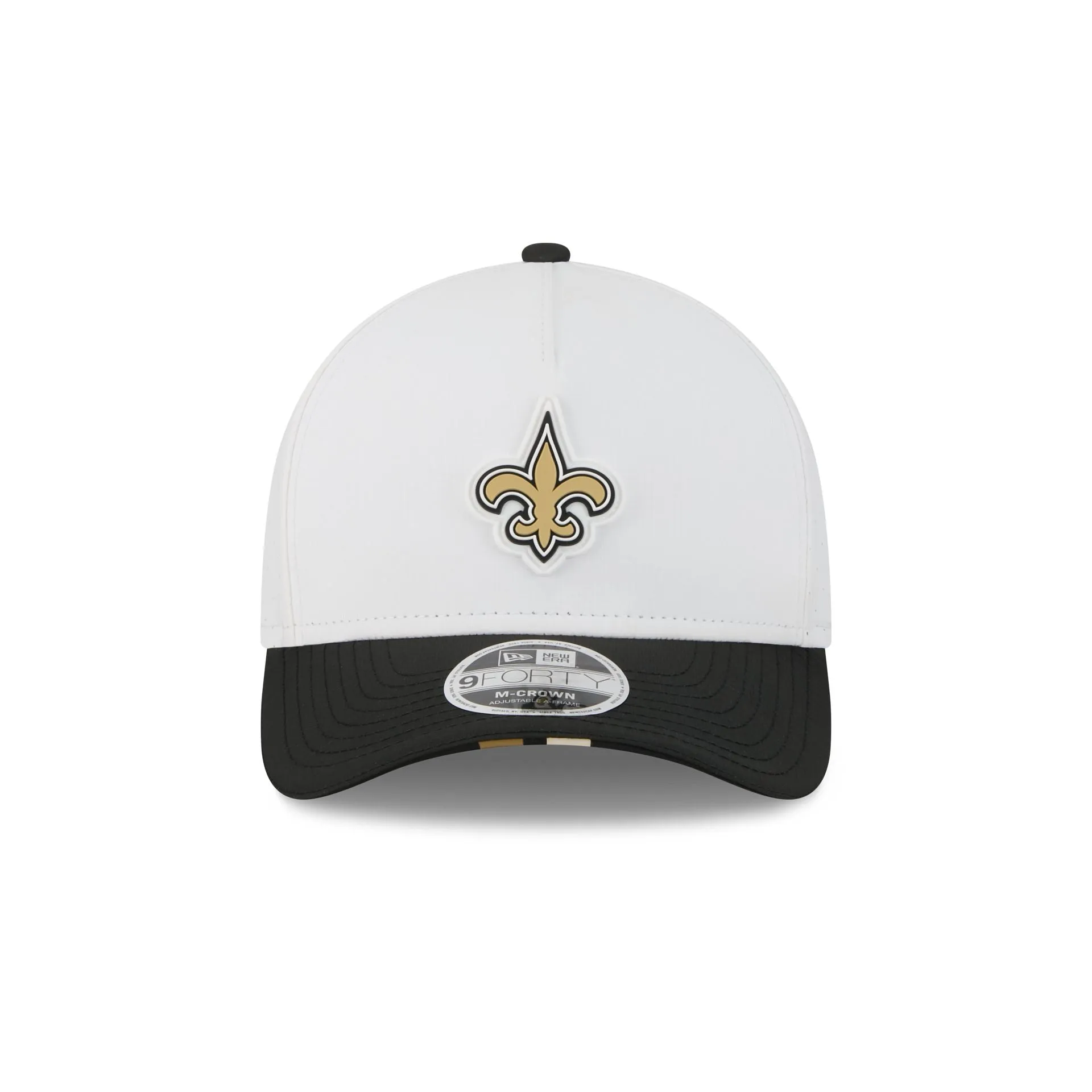 New Orleans Saints 2025 Training 9FORTY M-Crown A-Frame Snapback Hat sold by New Era product image thumbnail 2
