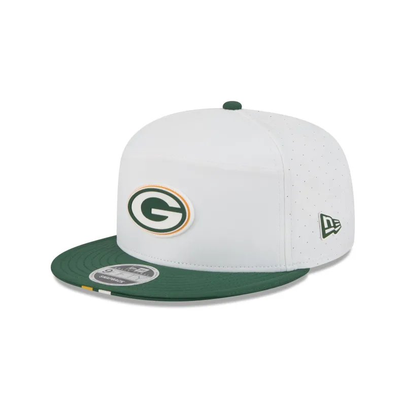Green Bay Packers 2025 Training Split Panel 9FIFTY Snapback Hat sold by New Era