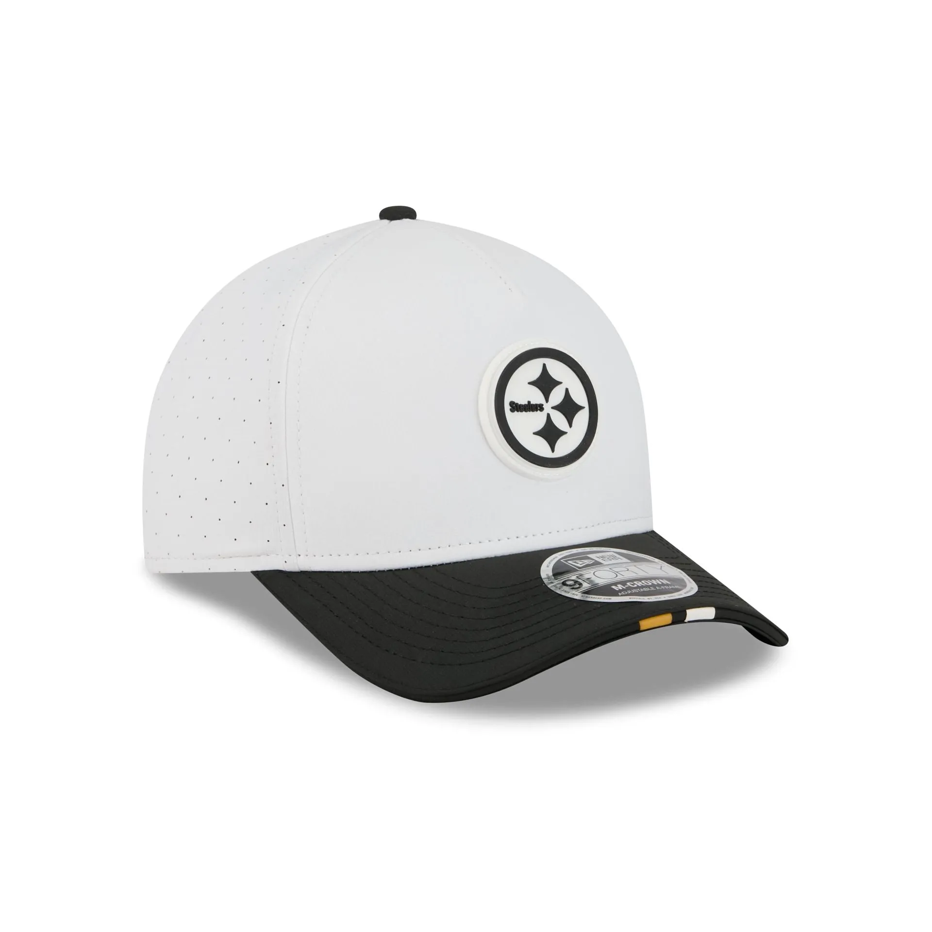 Pittsburgh Steelers 2025 Training 9FORTY M-Crown A-Frame Snapback Hat sold by New Era product image thumbnail 3