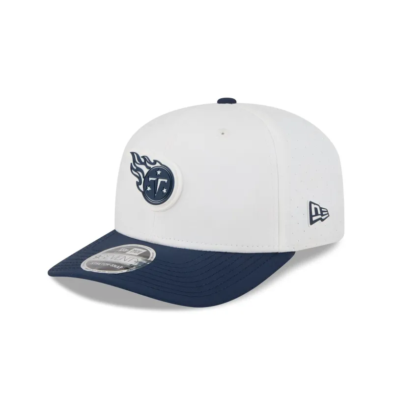 Tennessee Titans 2025 Training 9SEVENTY Stretch-Snap Hat sold by New Era
