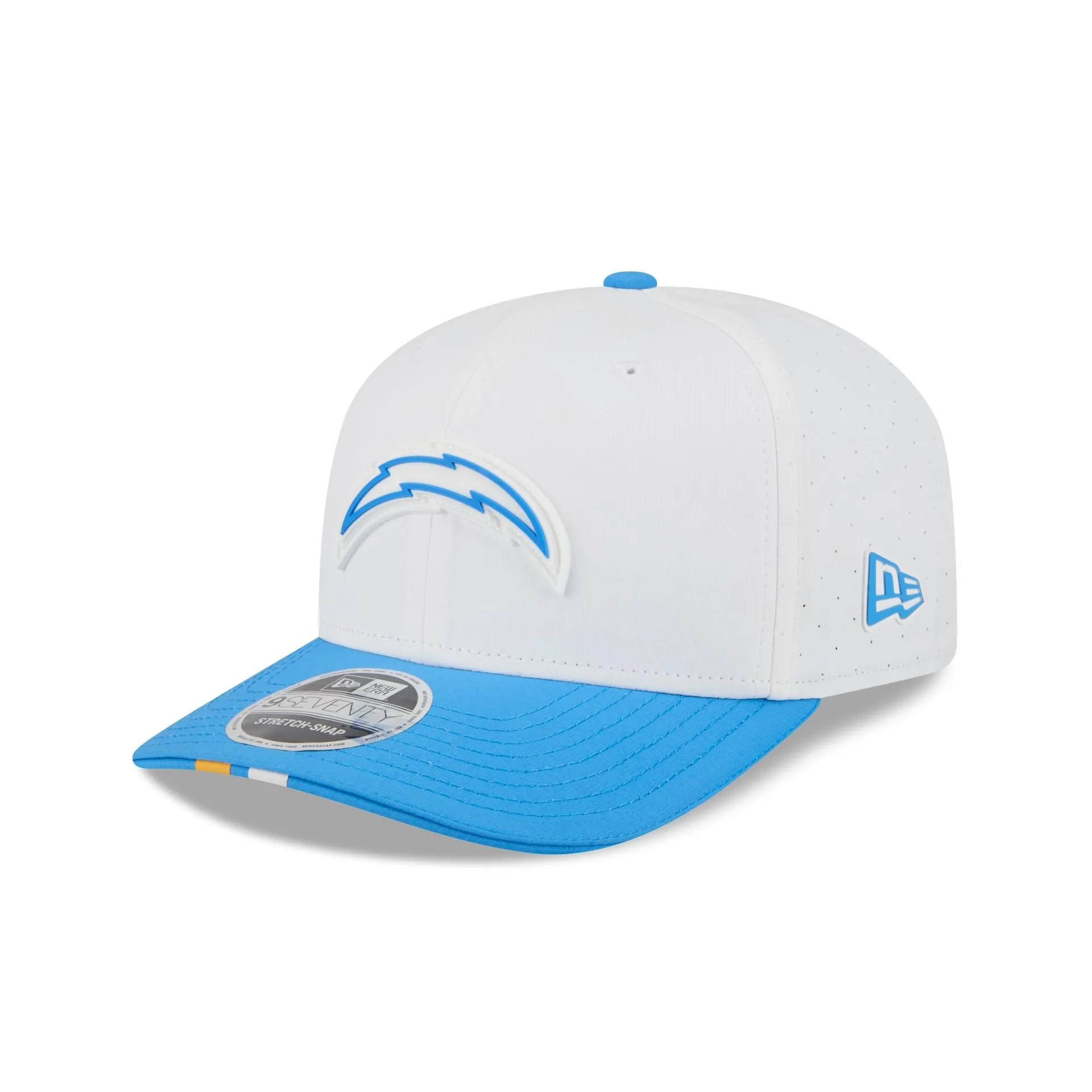 Los Angeles Chargers 2025 Training 9SEVENTY Stretch-Snap Hat sold by New Era