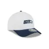 Seattle Seahawks 2025 Training 9FORTY M-Crown A-Frame Snapback Hat sold by New Era