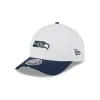 Seattle Seahawks 2025 Training 9FORTY M-Crown A-Frame Snapback Hat sold by New Era