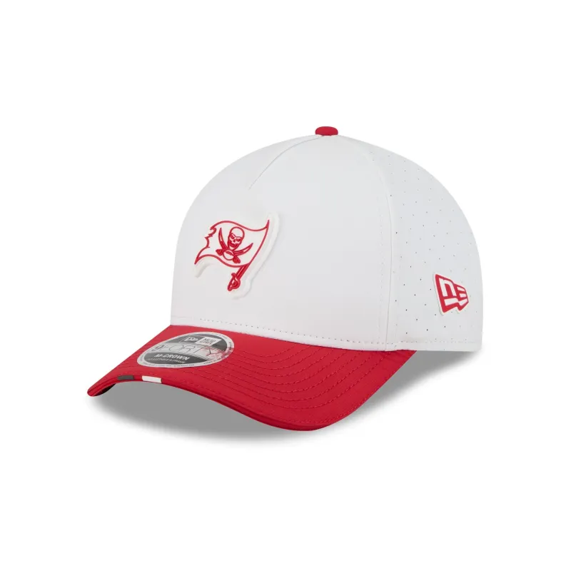 Tampa Bay Buccaneers 2025 Training 9FORTY M-Crown A-Frame Snapback Hat sold by New Era