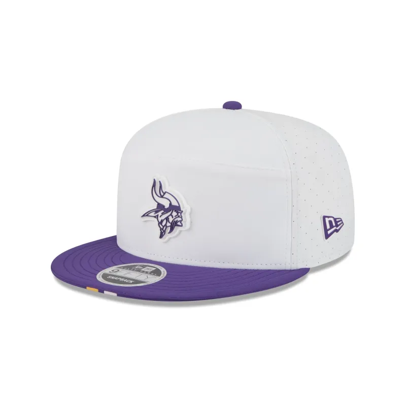 Minnesota Vikings 2025 Training Split Panel 9FIFTY Snapback Hat sold by New Era