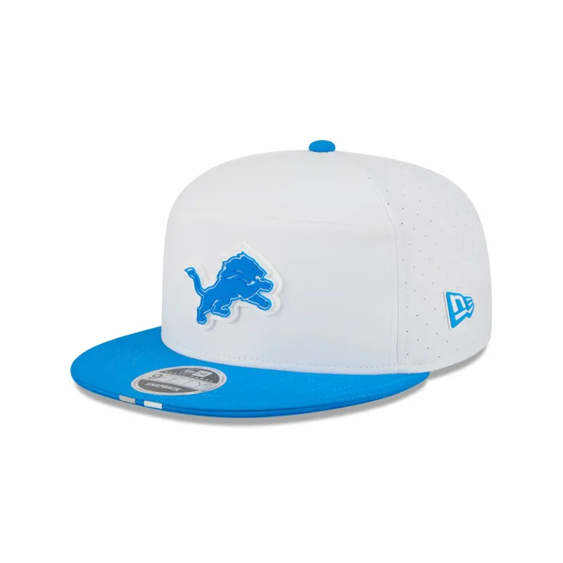 Detroit Lions 2025 Training Split Panel 9FIFTY Snapback Hat sold by New Era