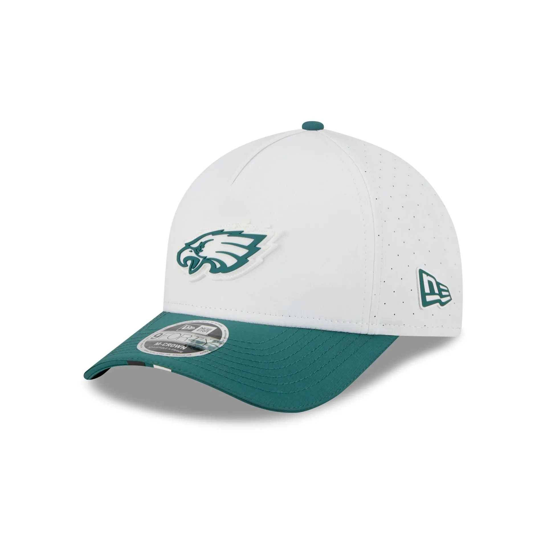 Philadelphia Eagles 2025 Training 9FORTY M-Crown A-Frame Snapback Hat sold by New Era