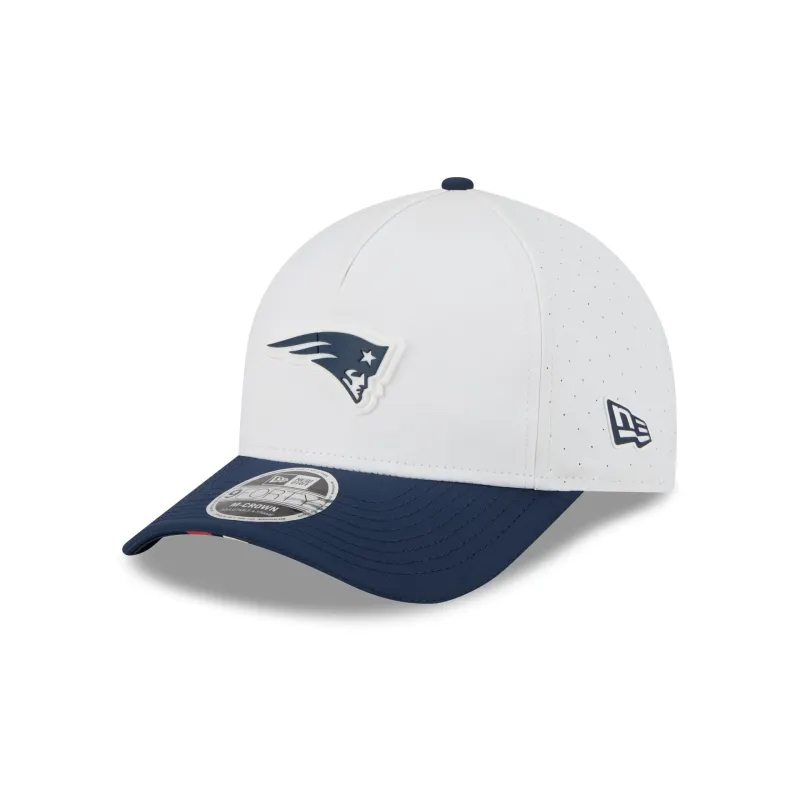 New England Patriots 2025 Training 9FORTY M-Crown A-Frame Snapback Hat sold by New Era