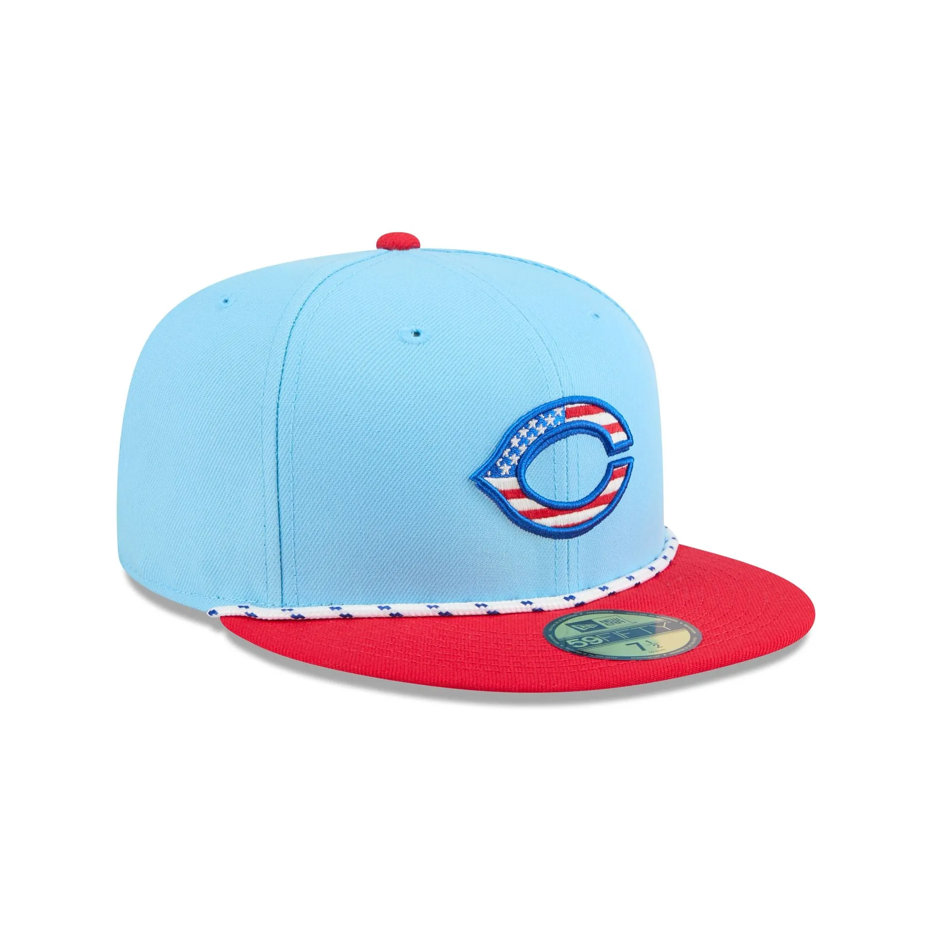 Cincinnati Reds Independence Day 2025 59FIFTY Fitted Hat sold by New Era product image thumbnail 3