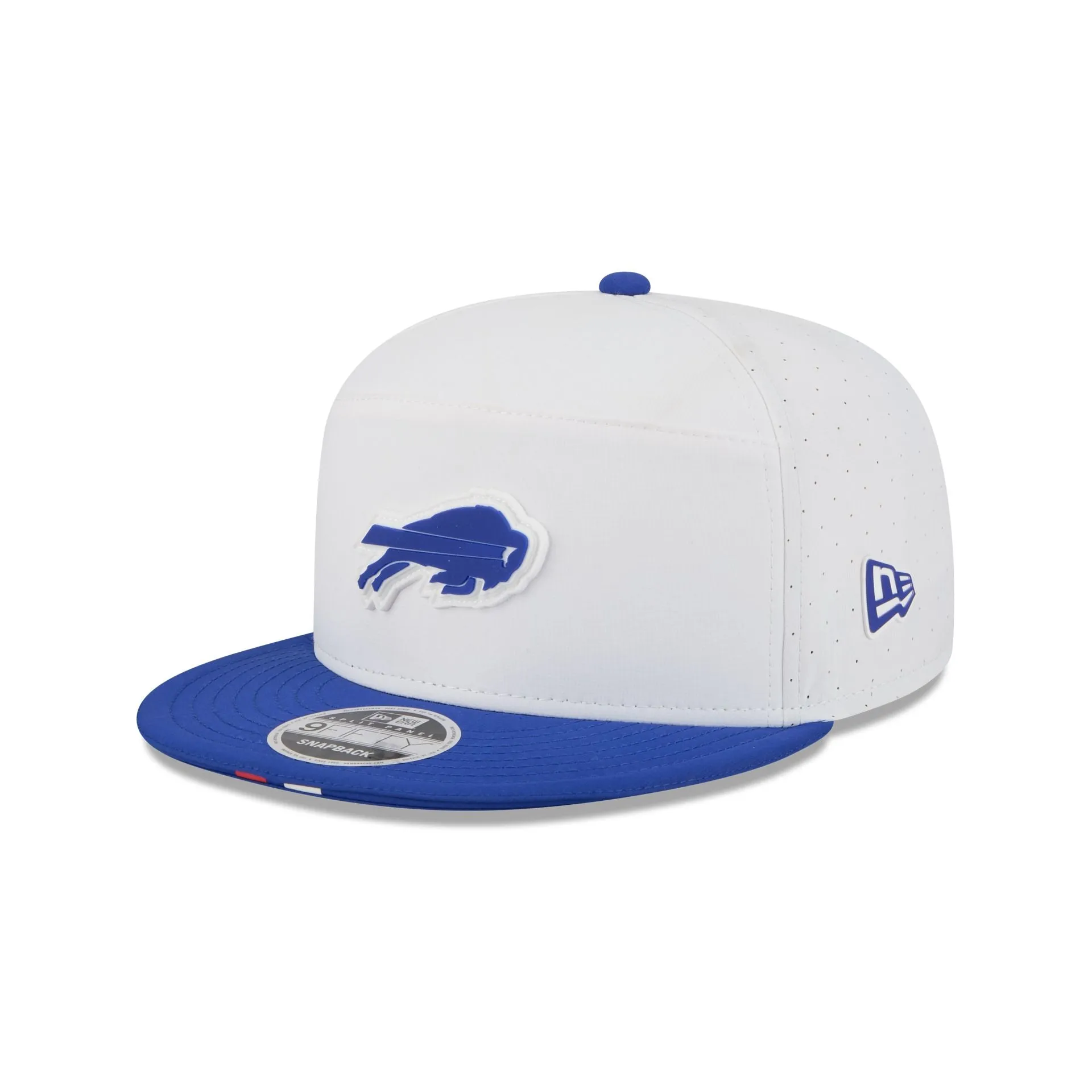 Buffalo Bills 2025 Training Split Panel 9FIFTY Snapback Hat sold by New Era