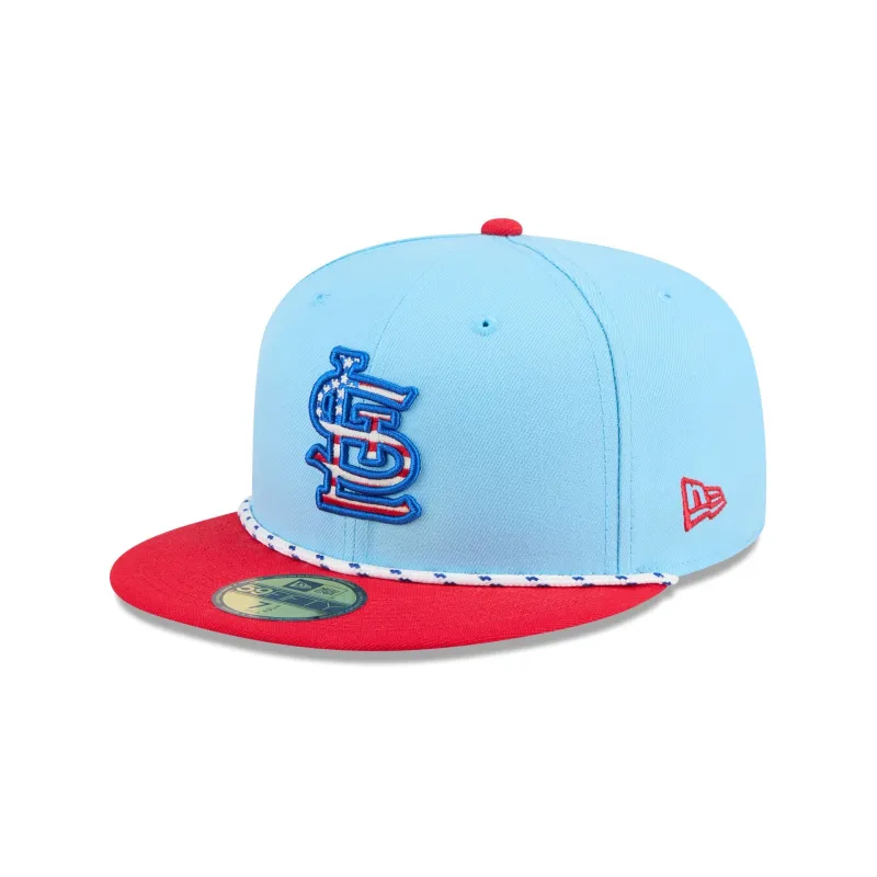 St. Louis Cardinals Independence Day 2025 59FIFTY Fitted Hat sold by New Era