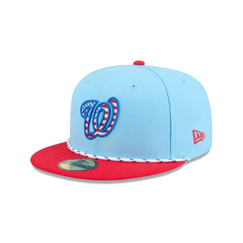 Washington Nationals Independence Day 2025 59FIFTY Fitted Hat sold by New Era