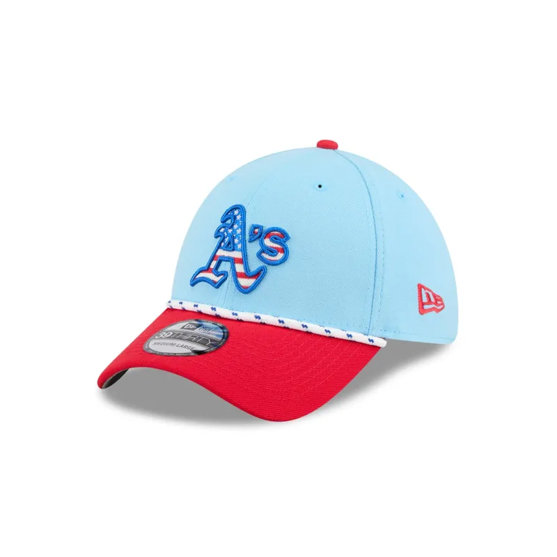 Athletics Independence Day 2025 39THIRTY Stretch Fit Hat sold by New Era