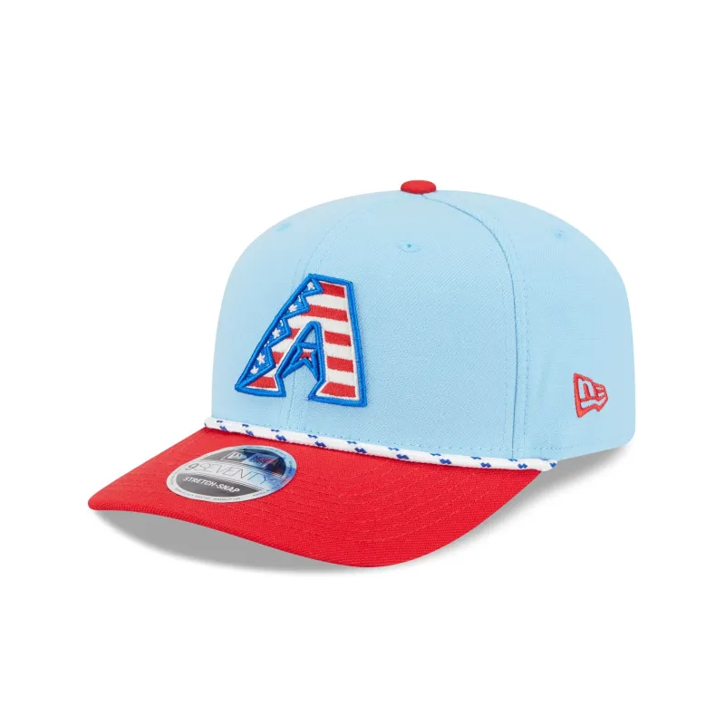Arizona Diamondbacks Independence Day 2025 9SEVENTY Stretch-Snap Hat sold by New Era