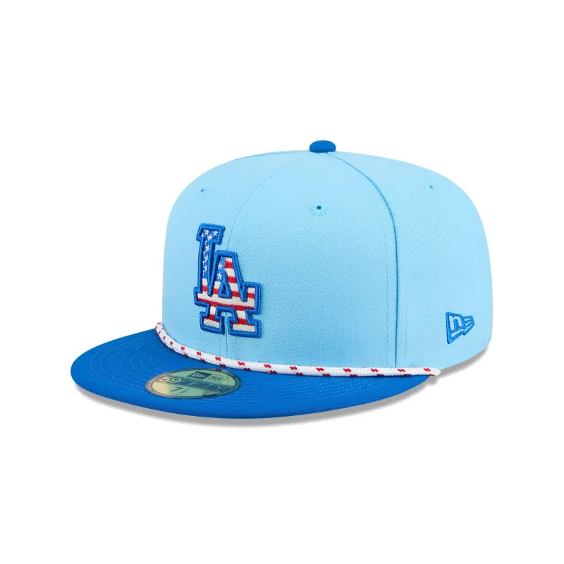 Los Angeles Dodgers Independence Day 2025 59FIFTY Fitted Hat sold by New Era