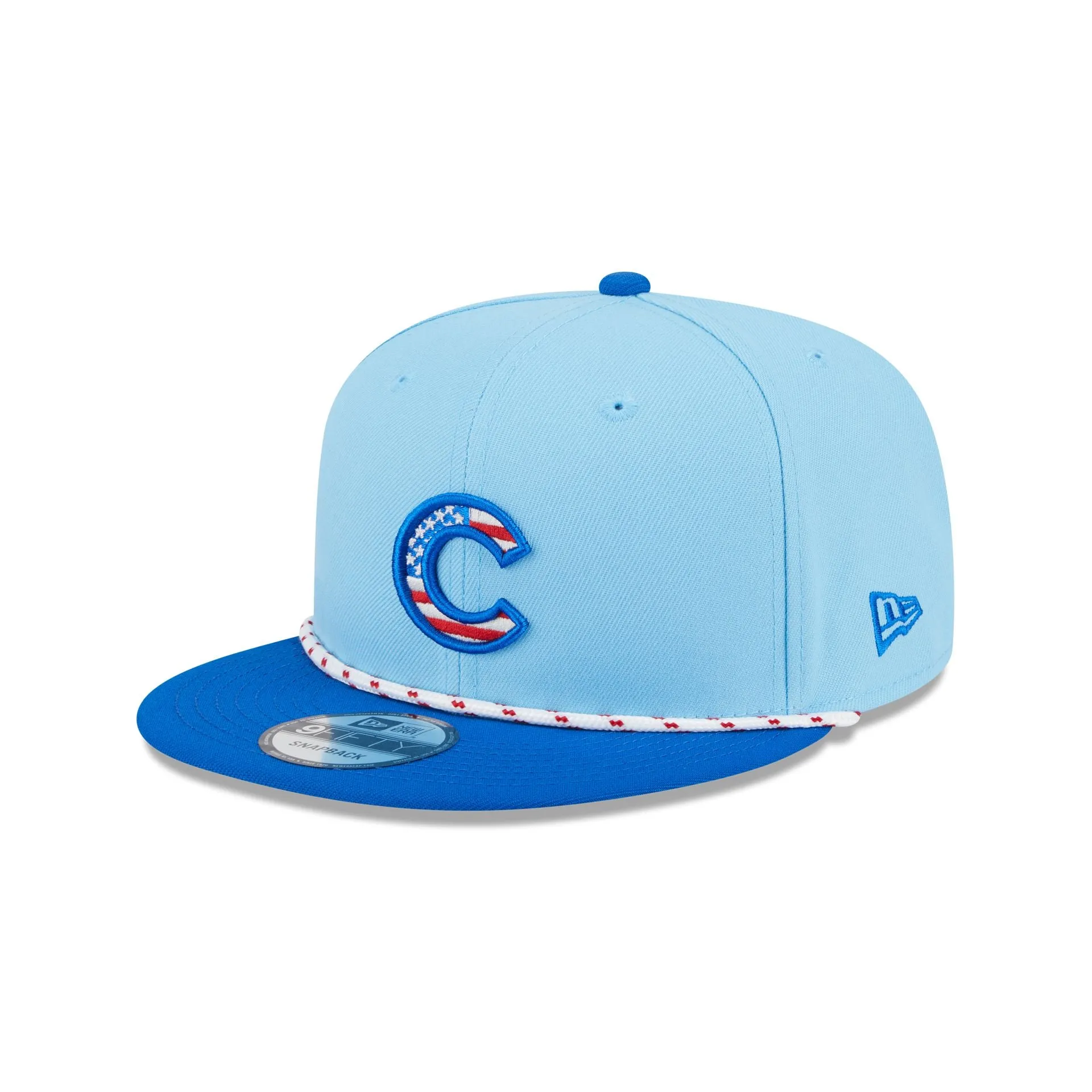 Chicago Cubs Independence Day 2025 9FIFTY Snapback Hat sold by New Era