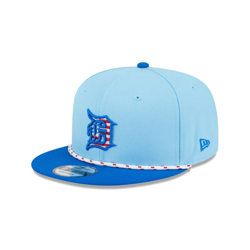 Detroit Tigers Independence Day 2025 9FIFTY Snapback Hat made by New Era