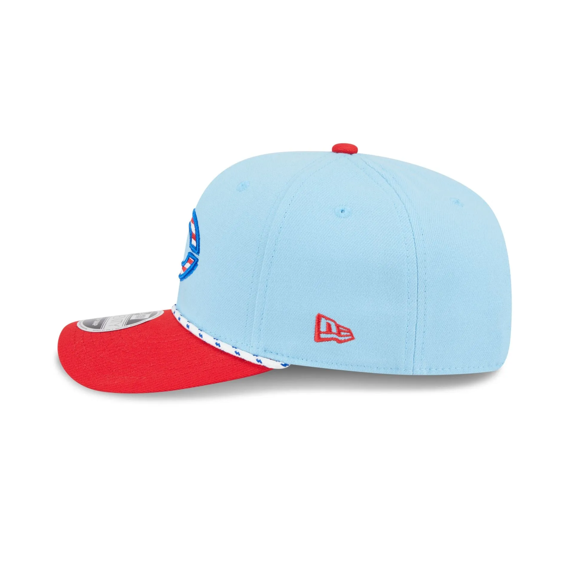 Cincinnati Reds Independence Day 2025 9SEVENTY Stretch-Snap Hat sold by New Era product image thumbnail 4