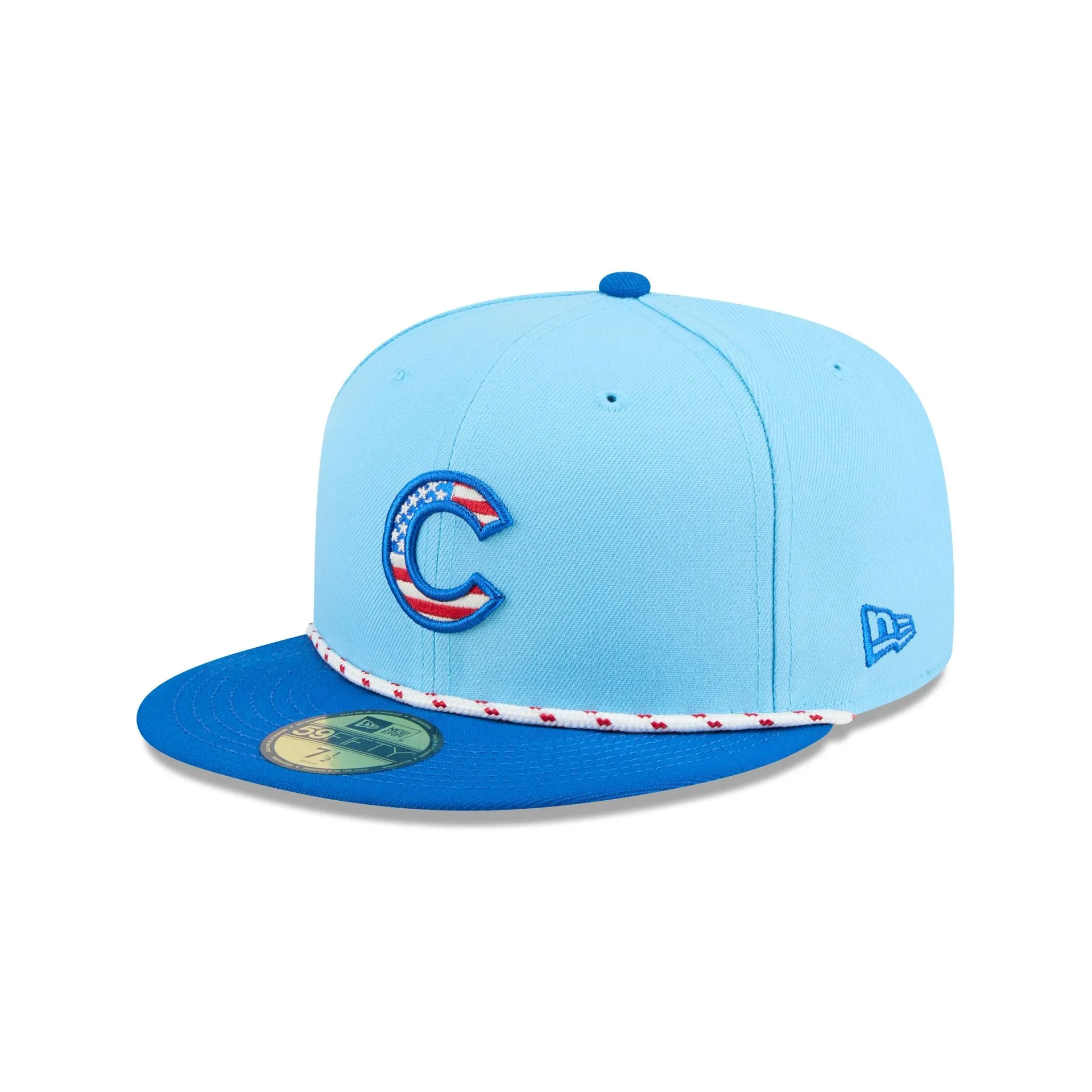 Chicago Cubs Independence Day 2025 59FIFTY Fitted Hat sold by New Era