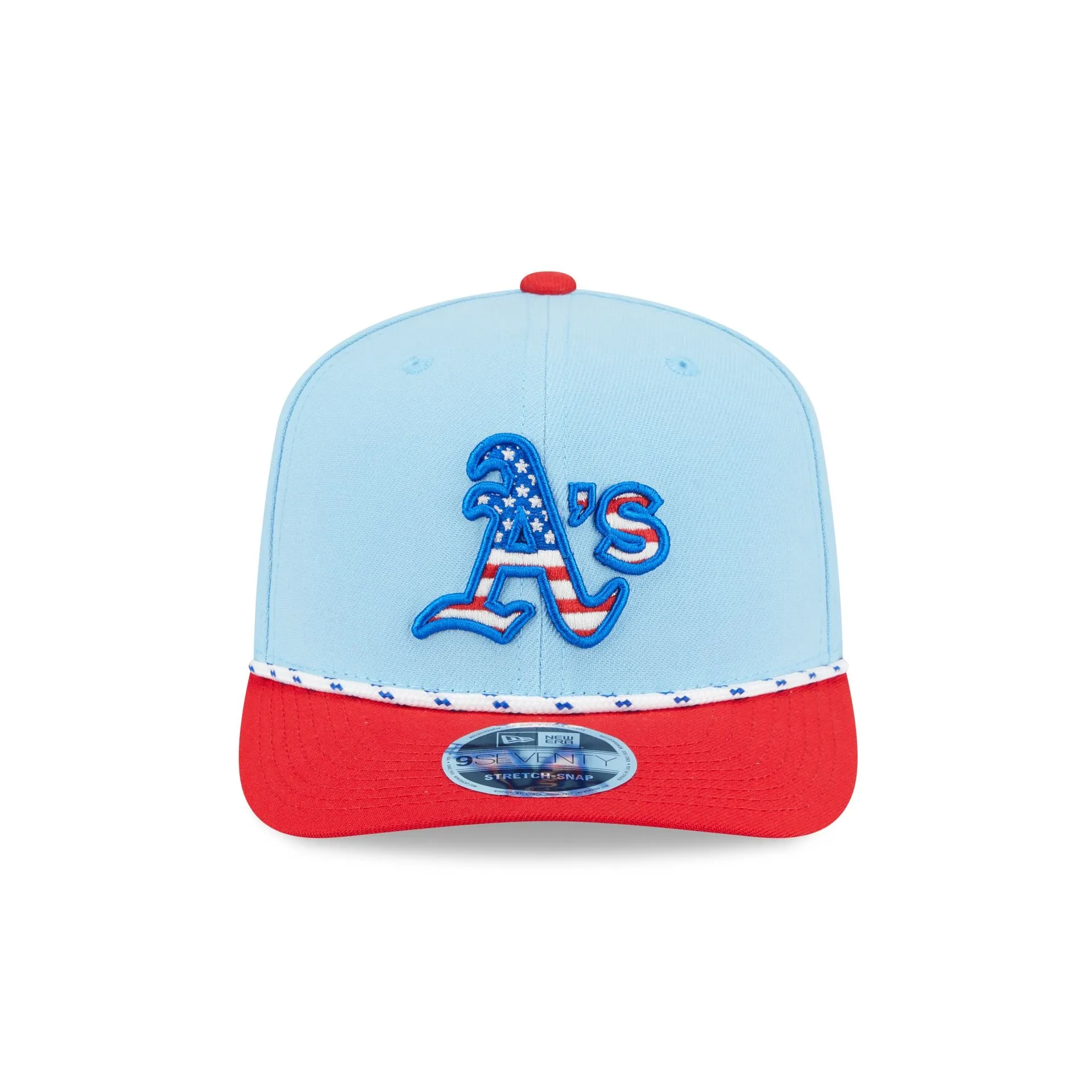 Athletics Independence Day 2025 9SEVENTY Stretch-Snap Hat sold by New Era product image thumbnail 2