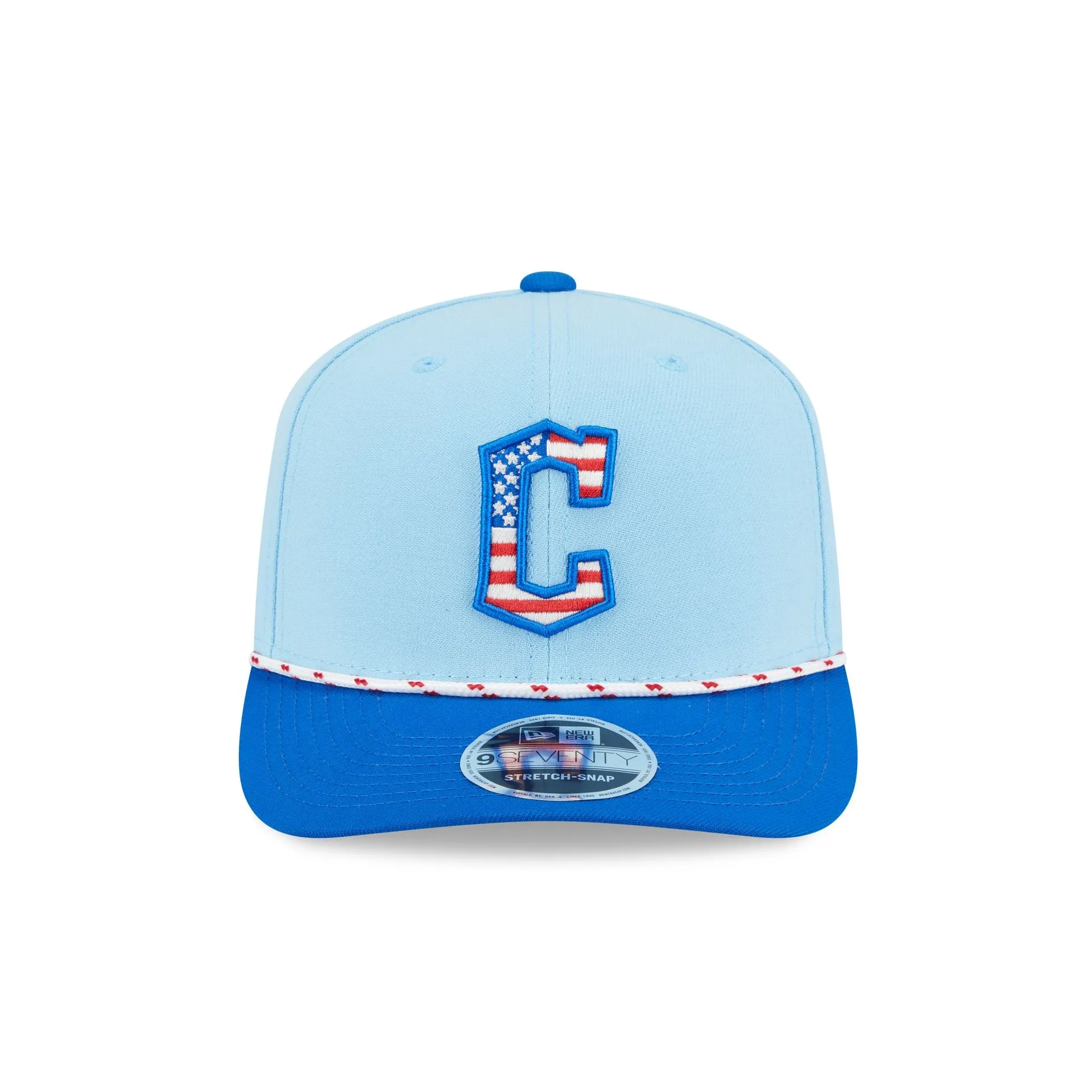 Cleveland Guardians Independence Day 2025 9SEVENTY Stretch-Snap Hat sold by New Era product image thumbnail 2