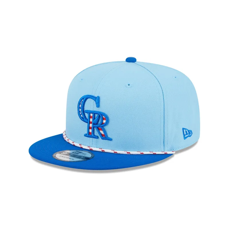 Colorado Rockies Independence Day 2025 9FIFTY Snapback Hat sold by New Era