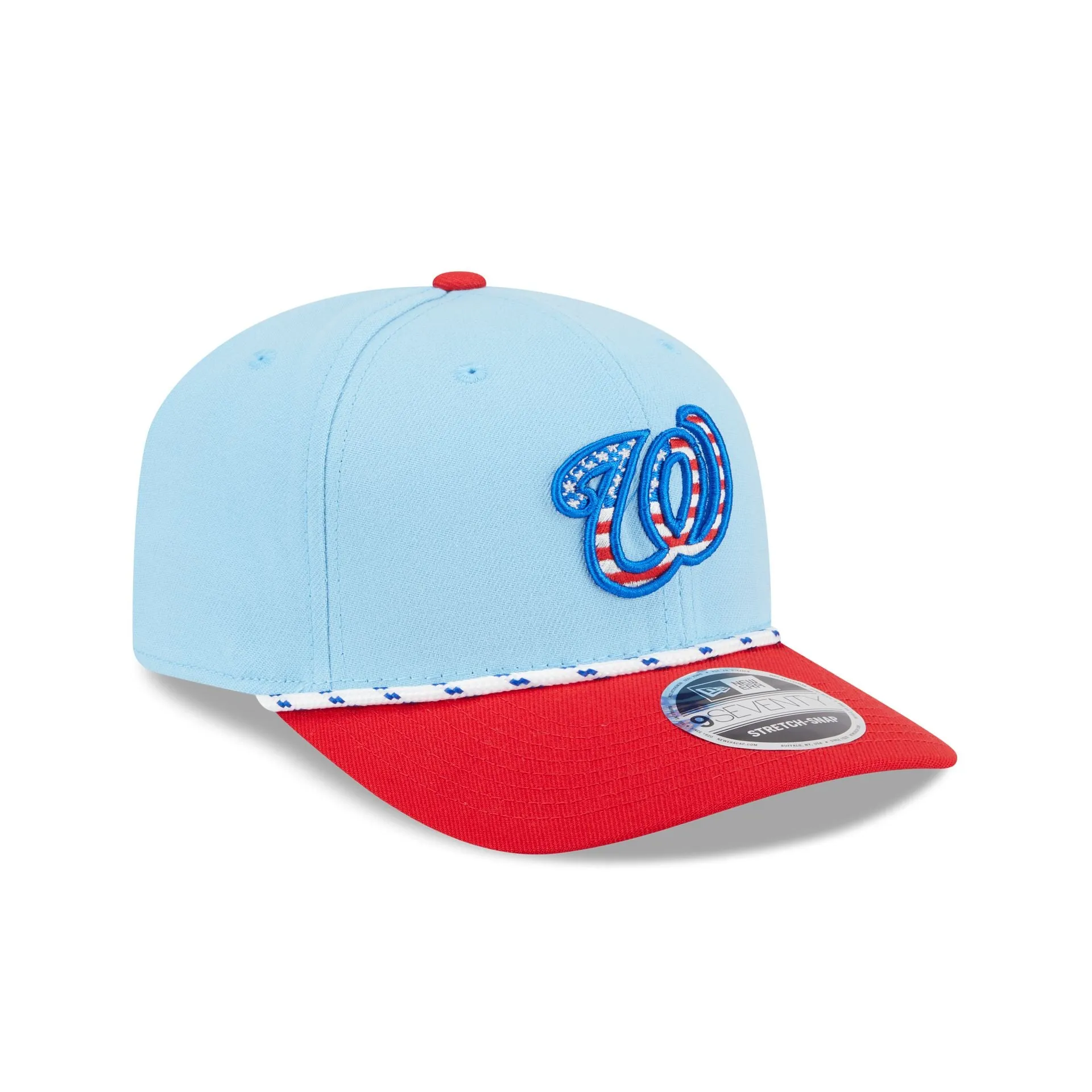 Washington Nationals Independence Day 2025 9SEVENTY Stretch-Snap Hat sold by New Era product image thumbnail 3
