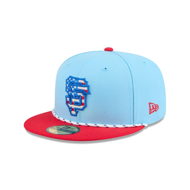 San Francisco Giants Independence Day 2025 59FIFTY Fitted Hat sold by New Era