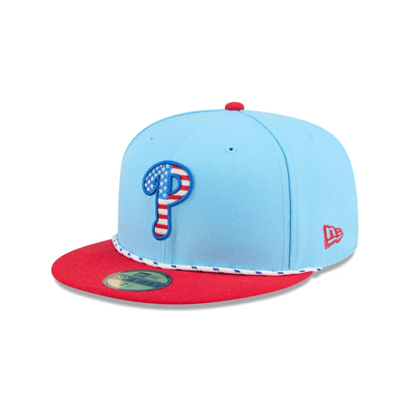 Philadelphia Phillies Independence Day 2025 59FIFTY Fitted Hat sold by New Era