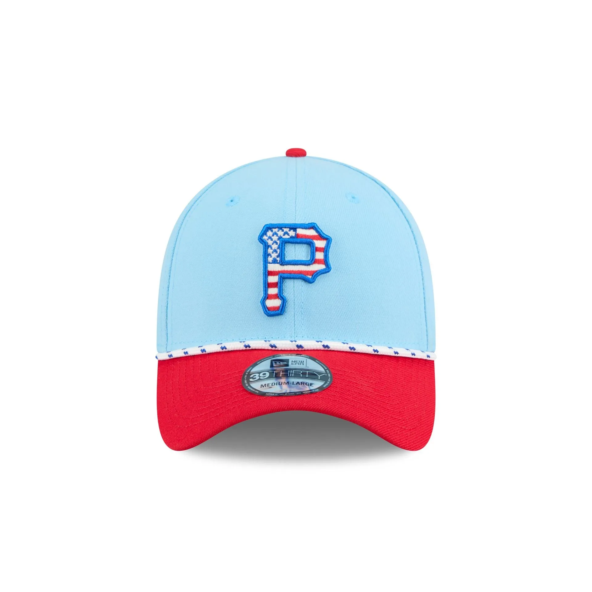 Pittsburgh Pirates Independence Day 2025 39THIRTY Stretch Fit Hat sold by New Era product image thumbnail 2