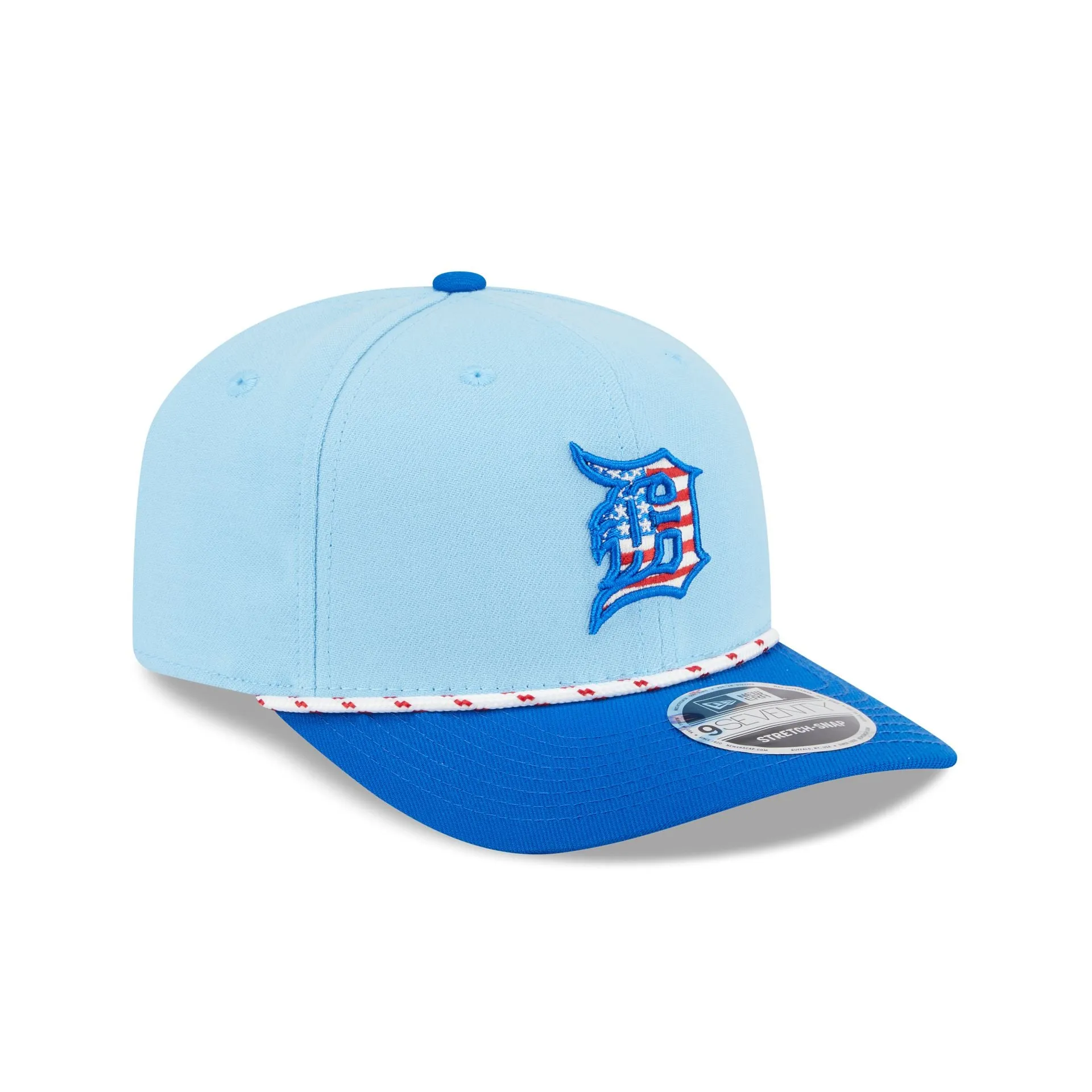 Detroit Tigers Independence Day 2025 9SEVENTY Stretch-Snap Hat sold by New Era product image thumbnail 3